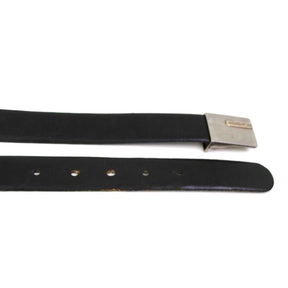 Yves Saint Laurent BLACK GENUINE LEATHER 1"Wd DRESS CASUAL MEN'S BELT Sz 32 (B90 - Picture 10 of 11